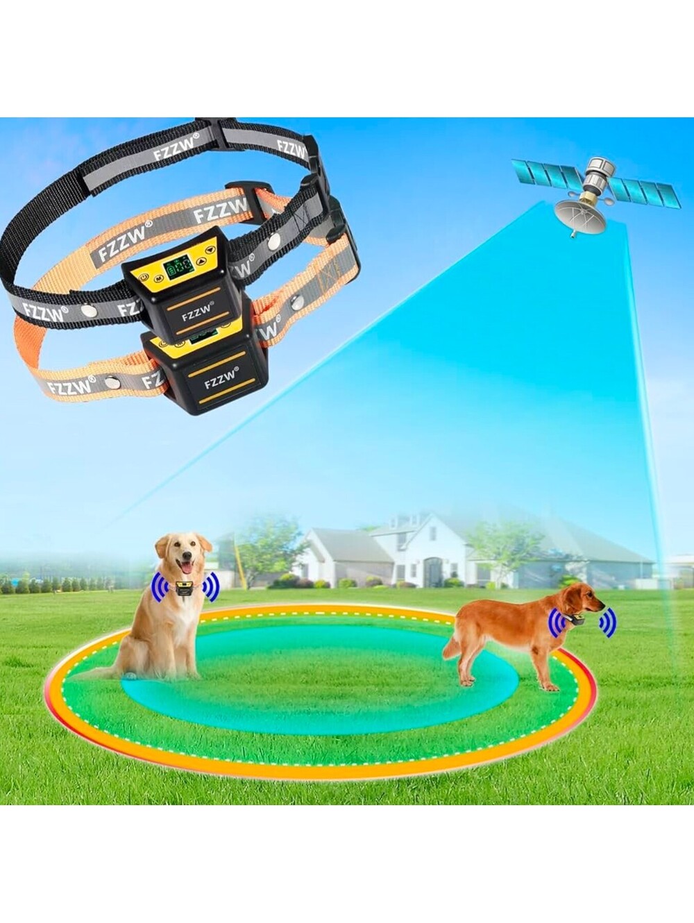 FZZW K-88 GPS Wireless Dog Fence